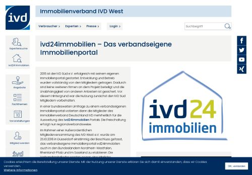 
                            7. ivd24immobilien – Das verbandseigene Immobilienportal | IVD West e.V.