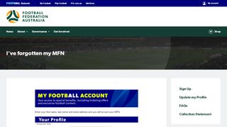 
                            5. I've forgotten my MFN | Football Federation Australia