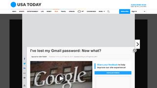 
                            3. I've lost my Gmail password: Now what? - USA Today