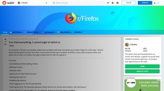 
                            1. I've tried everything, I cannot login to twitch.tv : firefox - Reddit