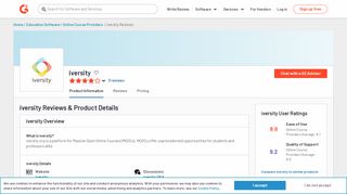 
                            11. iversity Reviews | G2 Crowd