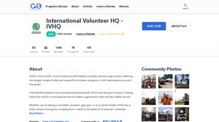 
                            7. IVHQ Reviews (International Volunteer HQ) | Go Overseas