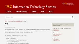 
                            7. iVIP | IT Services | USC