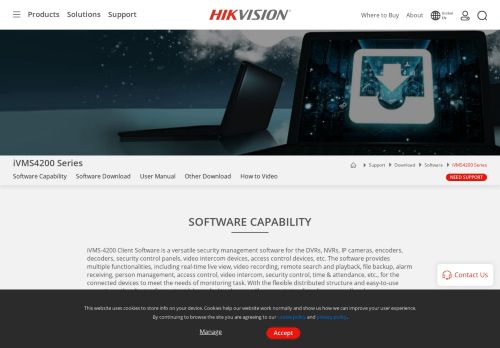 
                            3. iVMS-4200 & 4500 - Video - Hikvision