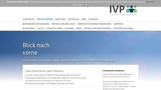
                            3. IVP - ambulante Versorgungskonzepte - Hilfe bei psychischen ...