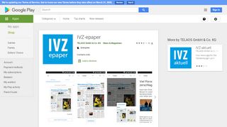 
                            4. IVZ-epaper – Apps bei Google Play
