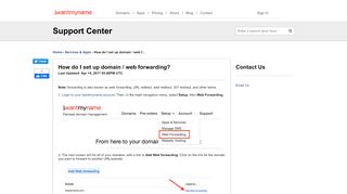 
                            12. iwantmyname | How do I set up domain / web forwarding?