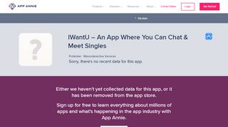 
                            5. IWantU – An App Where You Can Chat & Meet Singles App Ranking ...