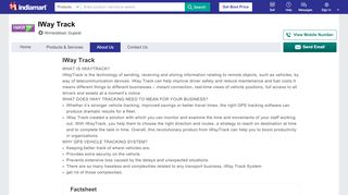 
                            7. IWay Track - Service Provider from Satellite, Ahmedabad, India | About ...