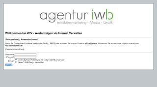
                            7. IWB Online Wortanzeige - WIV - - Login - MediaPrint