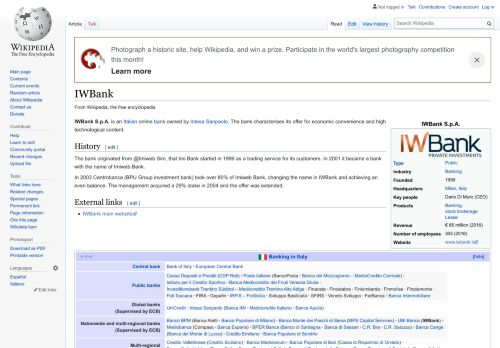 
                            8. IWBank - Wikipedia