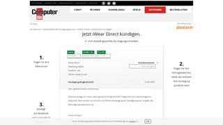 
                            11. iWear Direct kündigen: sicher & schnell! | COMPUTER BILD