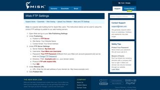 
                            7. iWeb FTP Settings - Misk.com