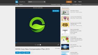 
                            8. IWON Corp New Compensation Plan 2015 - SlideShare