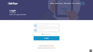 
                            4. iWriter: Login