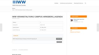 
                            8. IWW Veranstaltung Campus Arnsberg_Agenda - IWW Water Centre