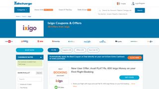 
                            12. Ixigo Coupons | Ixigo Offers | Flat 10% Discount @TalkCharge