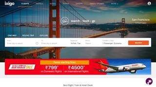 
                            3. ixigo - Flight Booking, Train Reservation, Hotels, Cheap Air ...