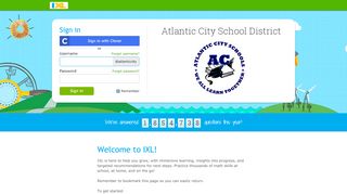 
                            8. IXL - Atlantic City High School