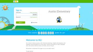 
                            9. IXL - Austin Elementary