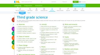 
                            5. IXL | Learn 3rd grade science