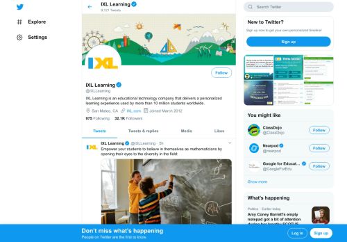 
                            5. IXL Learning (@IXLLearning) | Twitter