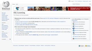 
                            12. IXL Learning - Wikipedia