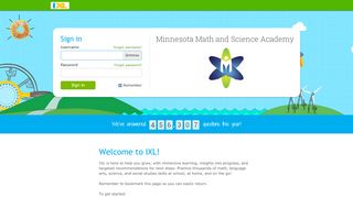 
                            13. IXL - Minnesota Math and Science Academy