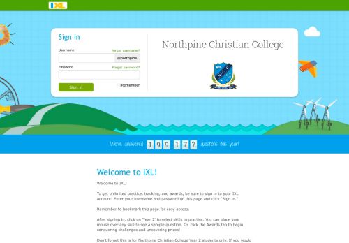 
                            7. IXL - Northpine Christian College