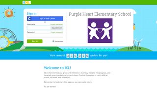 
                            6. IXL - Purple Heart Elementary School
