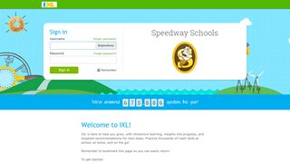 
                            8. IXL - Speedway Schools