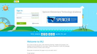 
                            2. IXL - Spencer Elementary Technology Academy