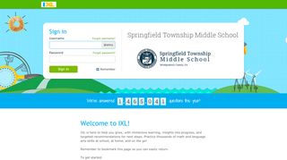 
                            8. IXL - Springfield Township Middle School