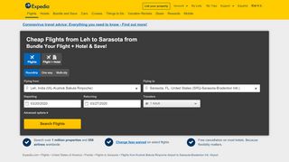 
                            6. IXL to SRQ: Flights from Leh to Sarasota | Expedia