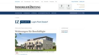 
                            6. IZ Projekte » LogIn-Park Elsdorf - Immobilien Zeitung