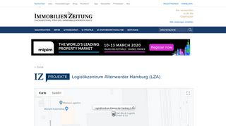 
                            11. IZ Projekte » Logistikzentrum Altenwerder Hamburg (LZA)