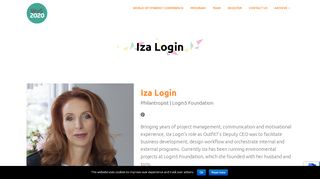 
                            8. Iza Login | WoS 2019 - World of Synergy 2019 | Inclusive Leadership