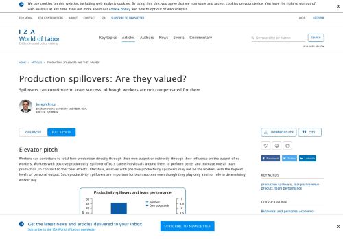 
                            13. IZA World of Labor - Production spillovers: Are they valued?