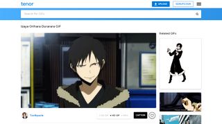 
                            10. Izaya Orihara Durarara GIF - IzayaOrihara Durarara Drrr - Discover ...