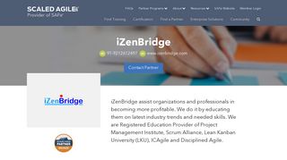 
                            7. iZenBridge | Scaled Agile