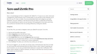
                            5. iZettle | Help - Xero and iZettle Pro