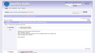 
                            10. IZIPLAY NON SI APRE - Forum Mozilla Italia