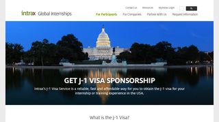 
                            1. J-1 Visa Sponsorship | Intrax Global Internships