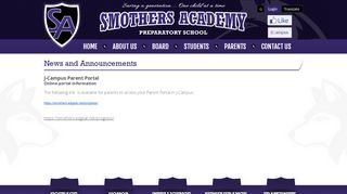 
                            3. J-Campus Parent Portal - News and Announcements - Smothers ...