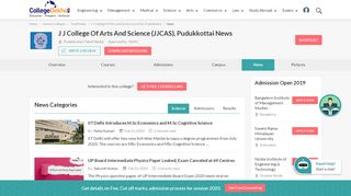 
                            2. J J College Of Arts And Science, Pudukkottai News: Result, Exam ...