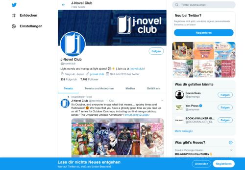
                            7. J-Novel Club (@jnovelclub) | Twitter