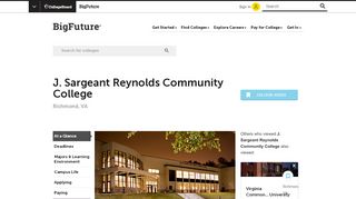 
                            9. J. Sargeant Reynolds Community College - College Search - The ...