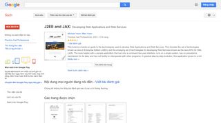 
                            10. J2EE and JAX: Developing Web Applications and Web Services
