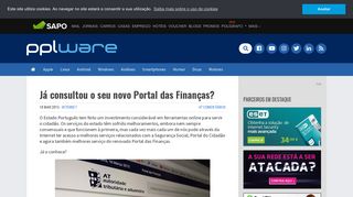 
                            12. Já consultou o seu novo Portal das Finanças? - Pplware