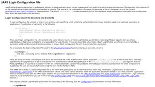 
                            10. JAAS Login Configuration File - MIT